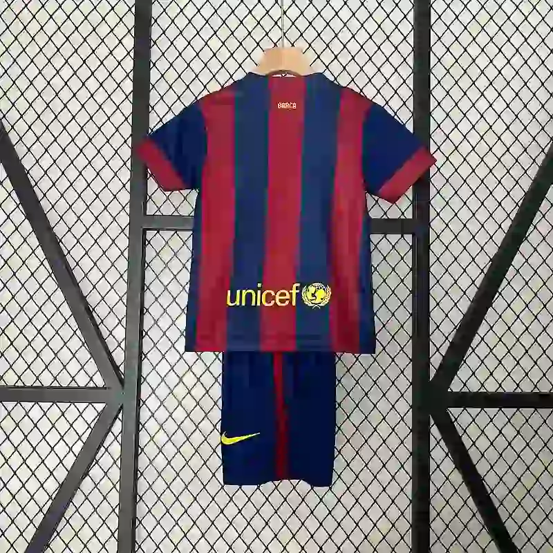 2014-2015 Kids Barcelona Jersey retro kit - 图片 8