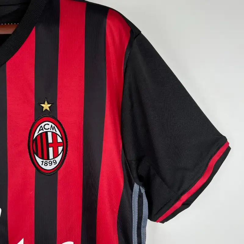 2016-2017 AC Milan Jersey retro kit - 图片 5