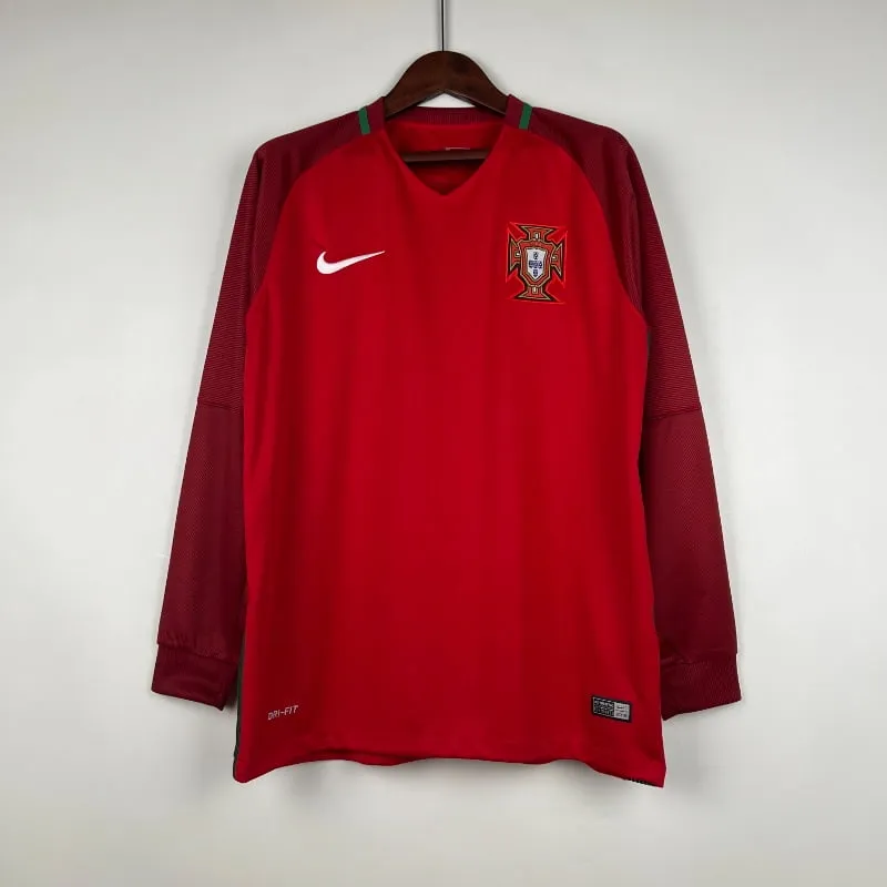 2016-2017 Long Sleeve Portugal Jersey retro kit