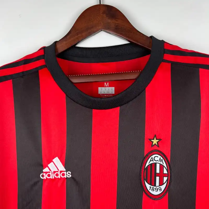 2017-2018 AC Milan Jersey retro kit - 图片 4