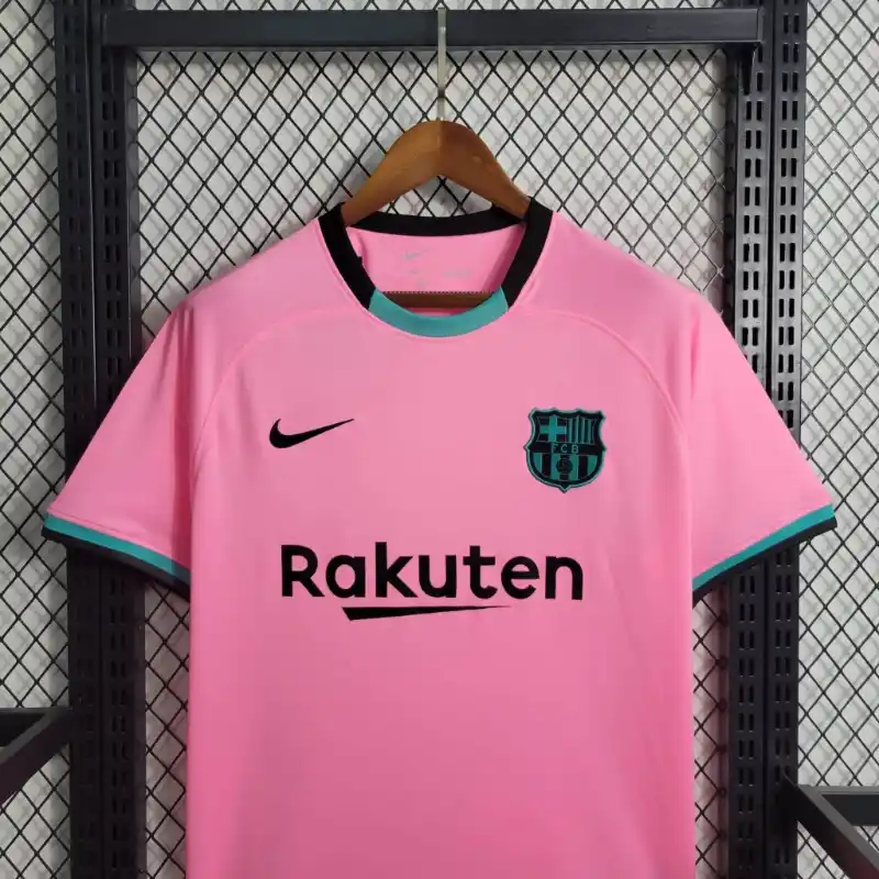 2020-2021 Barcelona Pink Soccer retro kit - 图片 5