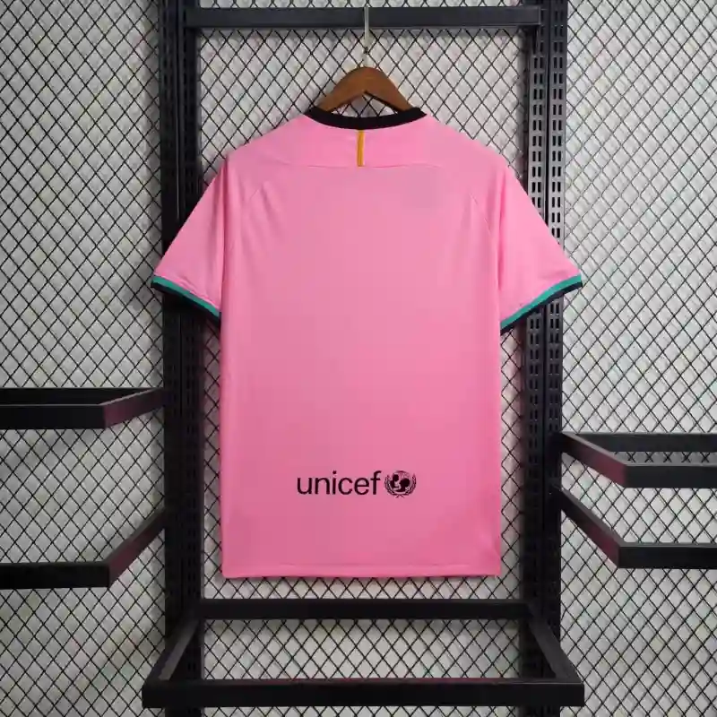 2020-2021 Barcelona Pink Soccer retro kit - 图片 8