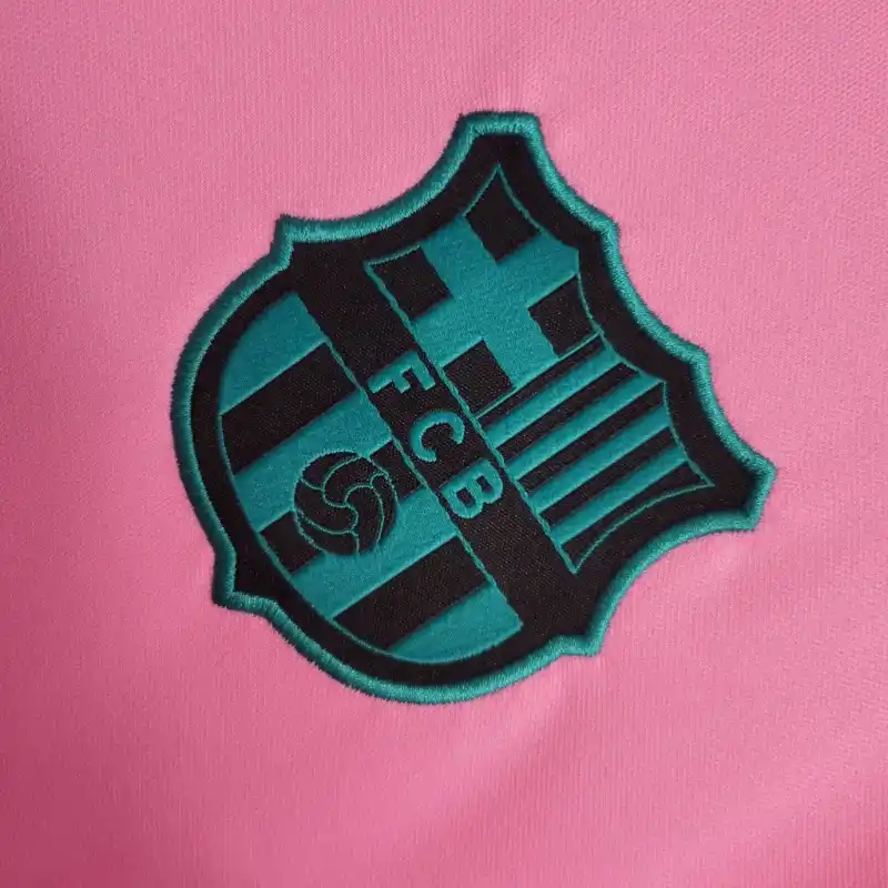 2020-2021 Barcelona Pink Soccer retro kit - 图片 3