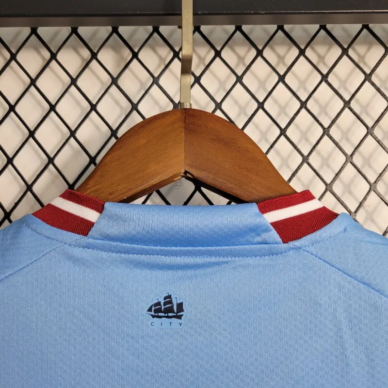 2022-2023 Kids Manchester City Jersey retro kit - 图片 6