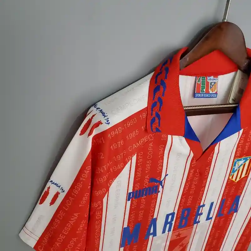 1995-1996 Atletico Madrid Jersey retro kit - 图片 5