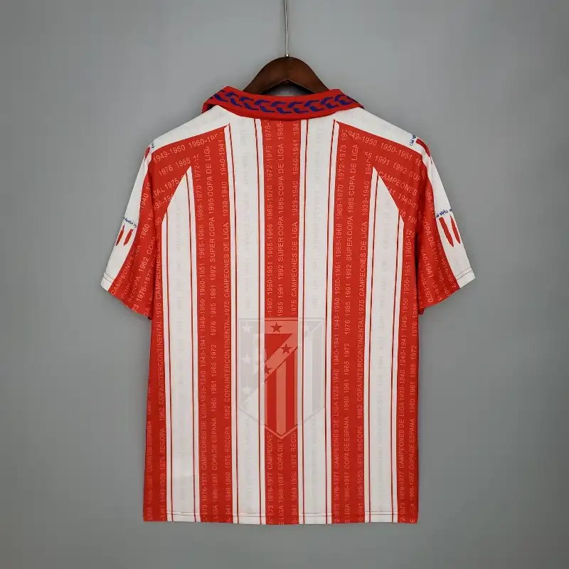 1995-1996 Atletico Madrid Jersey retro kit - 图片 4