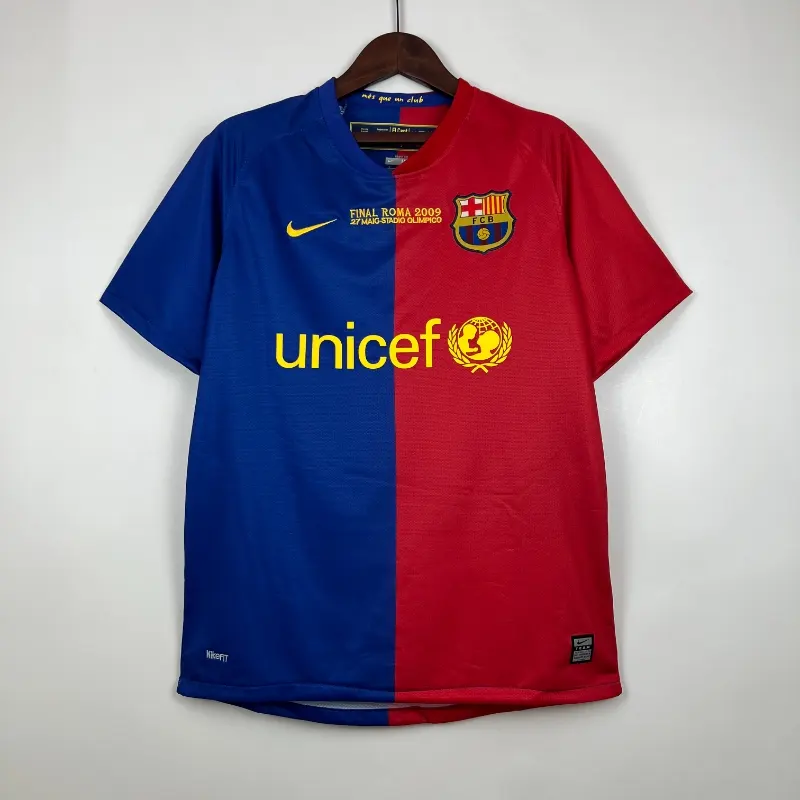 2008-2009 Barcelona UEFA League retro kit