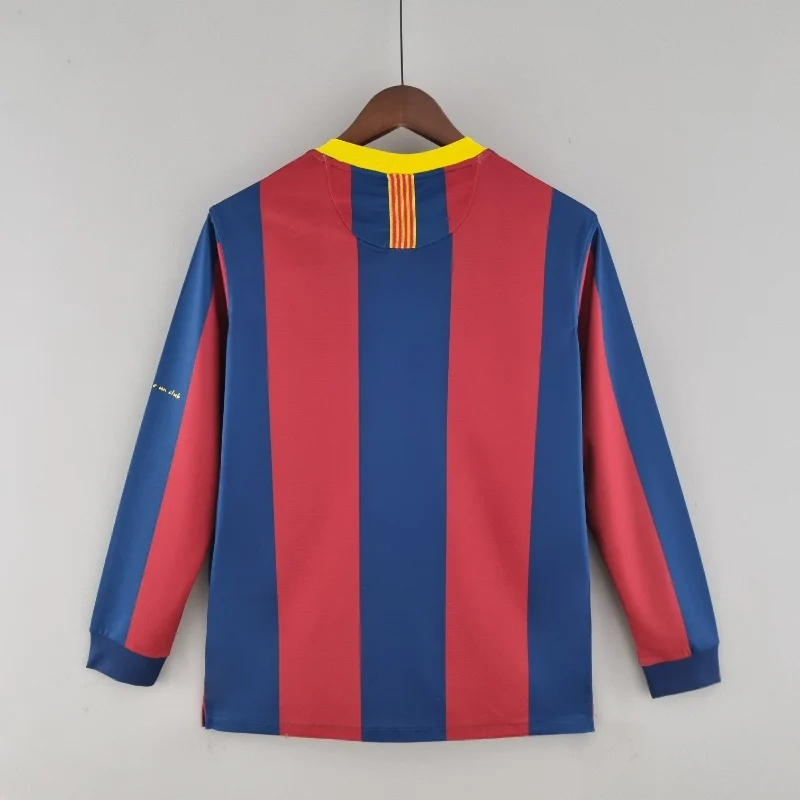 2010-2011 Barcelona Long Sleeve League retro kit - 图片 3