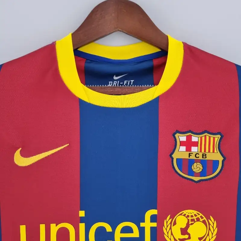 2010-2011 Barcelona Long Sleeve League retro kit - 图片 4
