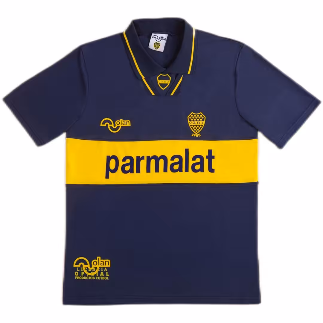 Retro Boca Juniors Home Jersey 1993、95.avif