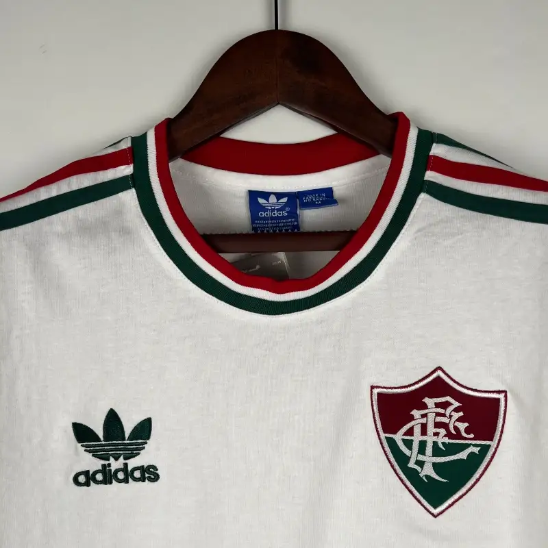 2014-2015 Fluminense White Soccer retro kit - 图片 4
