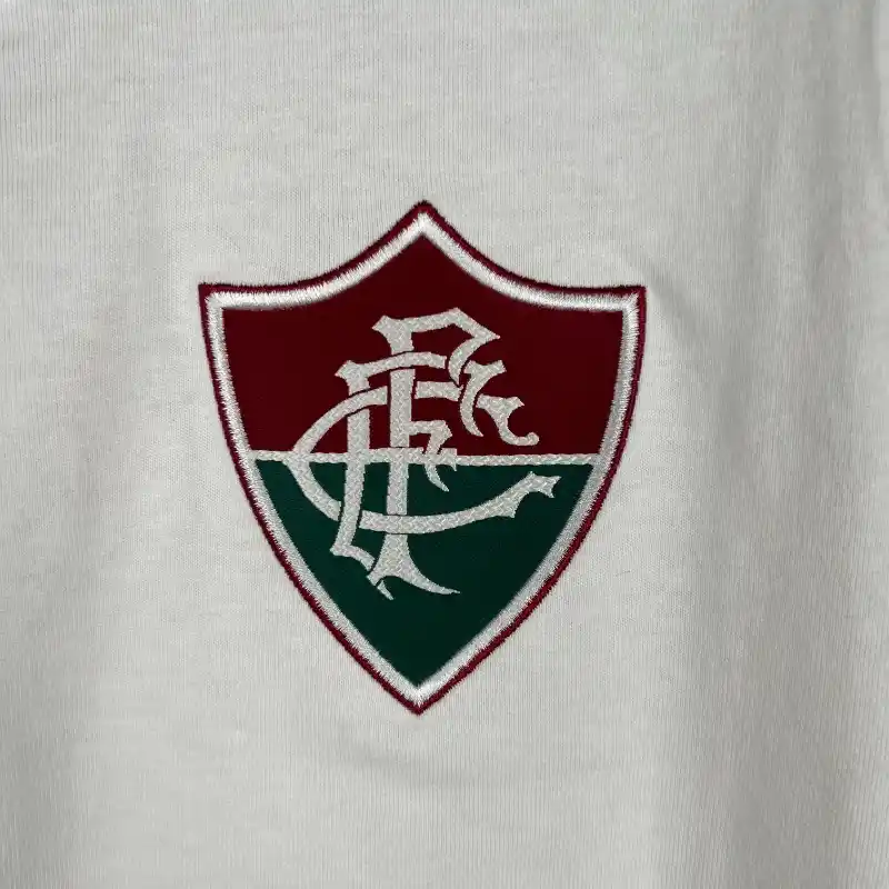 2014-2015 Fluminense White Soccer retro kit - 图片 3