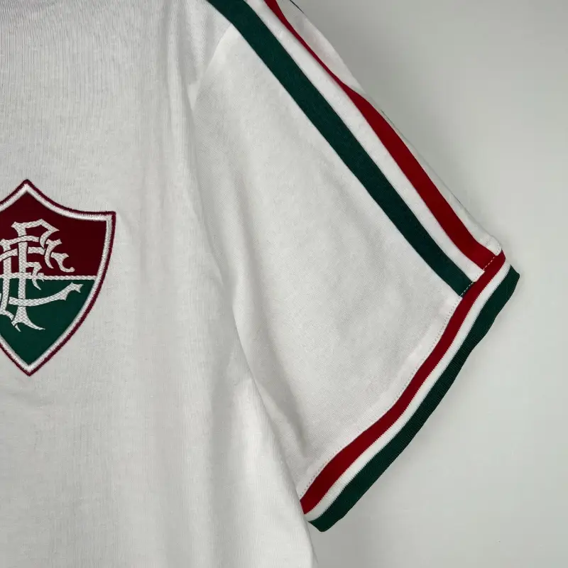2014-2015 Fluminense White Soccer retro kit - 图片 5