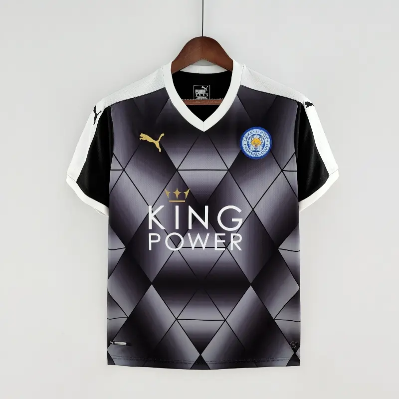 2015-2016 Leicester City Jersey retro kit
