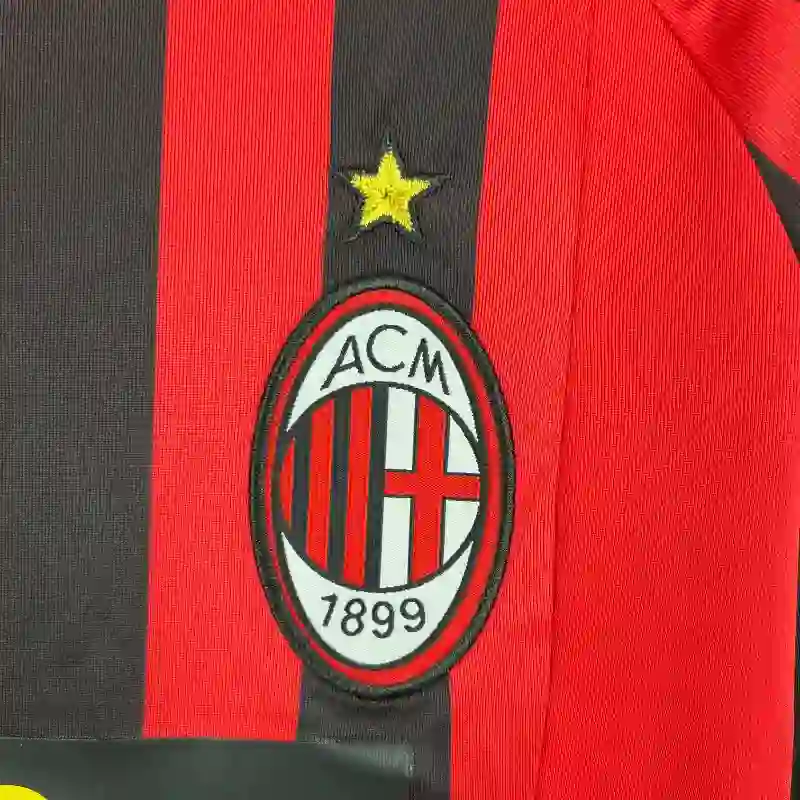 2007-2008 Long Sleeve AC Milan Jersey retro kit - 图片 2
