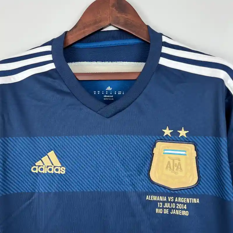 2014 Long Sleeve Argentina Jersey retro kit - 图片 4
