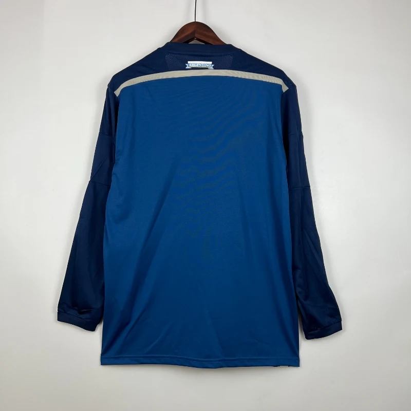 2014 Long Sleeve Argentina Jersey retro kit - 图片 8