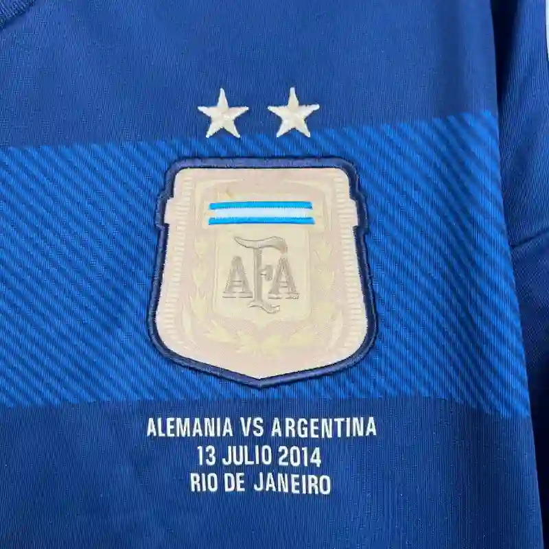2014 Long Sleeve Argentina Jersey retro kit - 图片 2