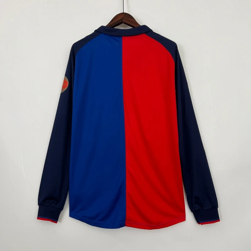 Barcelona Long Sleeve Parana 100th Anniversary Soccer retro kit - 图片 8