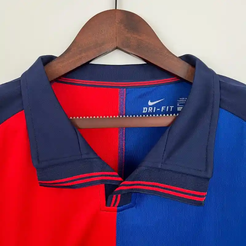 Barcelona Long Sleeve Parana 100th Anniversary Soccer retro kit - 图片 7