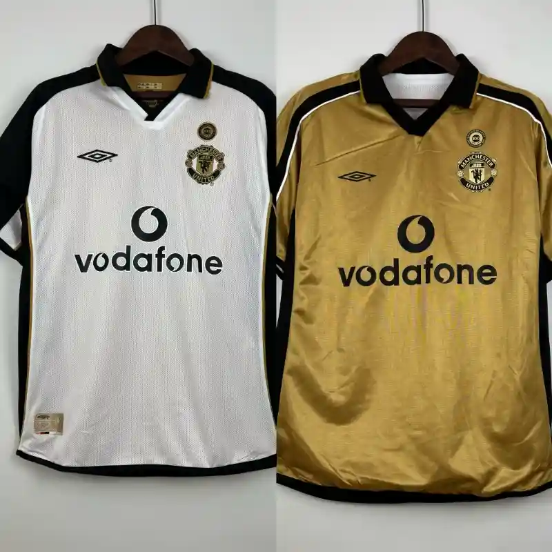 2001-2002 Manchester United Retro Kit – 100th Anniversary Edition (Reversible)