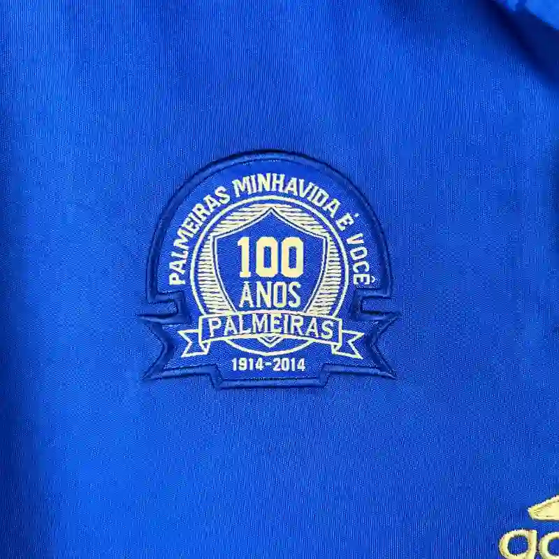 2014-2015 Palmeiras Blue Soccer retro kit - 图片 2