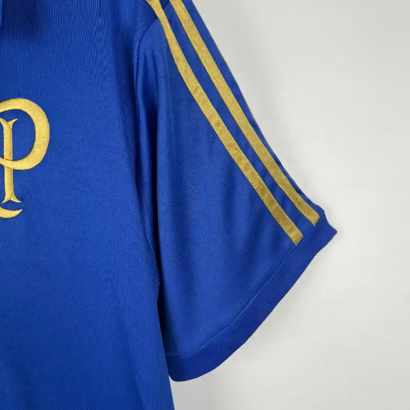2014-2015 Palmeiras Blue Soccer retro kit - 图片 6