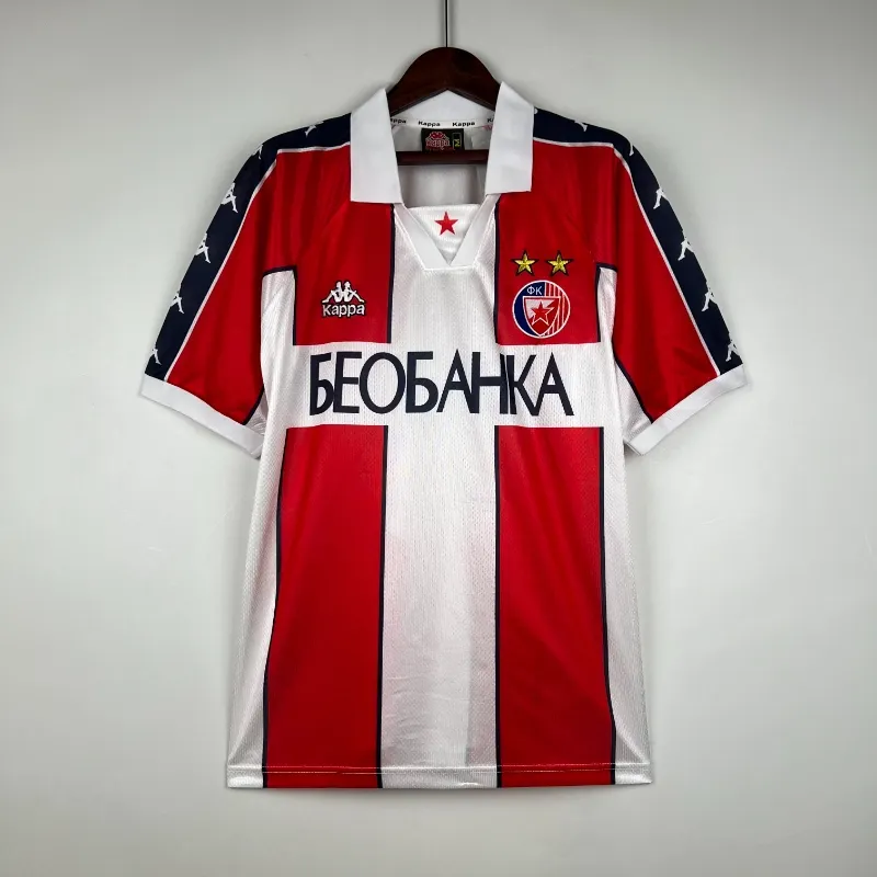 1995-1997 Red Star Belgrade Jersey retro kit