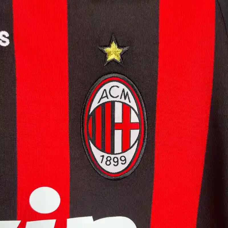 2008-2009 AC Milan Long Sleeve Jersey retro kit - 图片 3