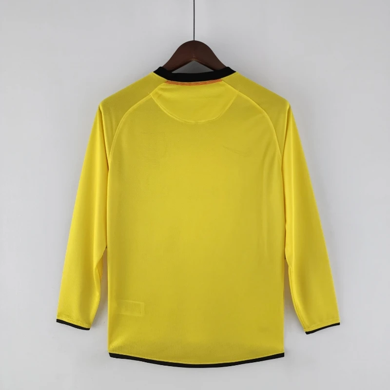 2008-2009 Long Sleeve Barcelona Jersey retro kit - 图片 2