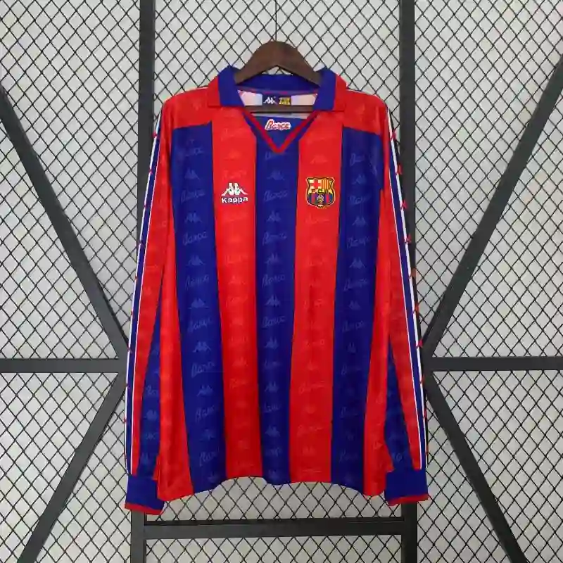 1996-1997 Barcelona Long Sleeve Jersey retro kit