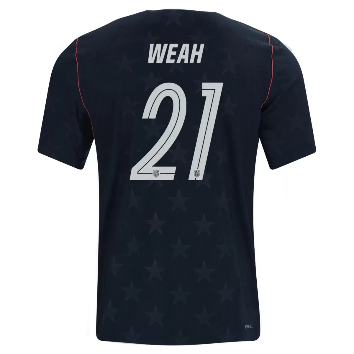 Weah #21 USMNT Away Jersey World Cup 2026