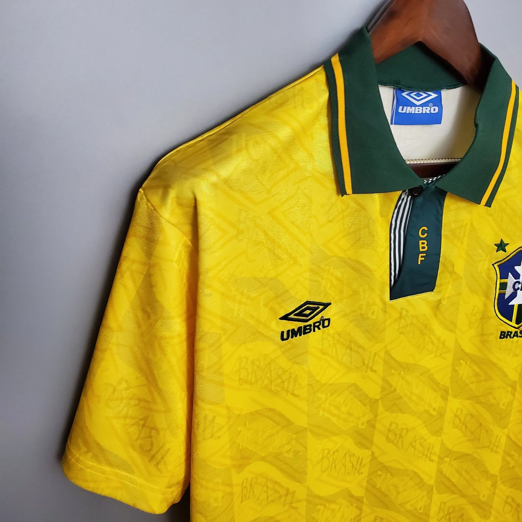 1991-1993 Brazil home retro kit - 图片 3