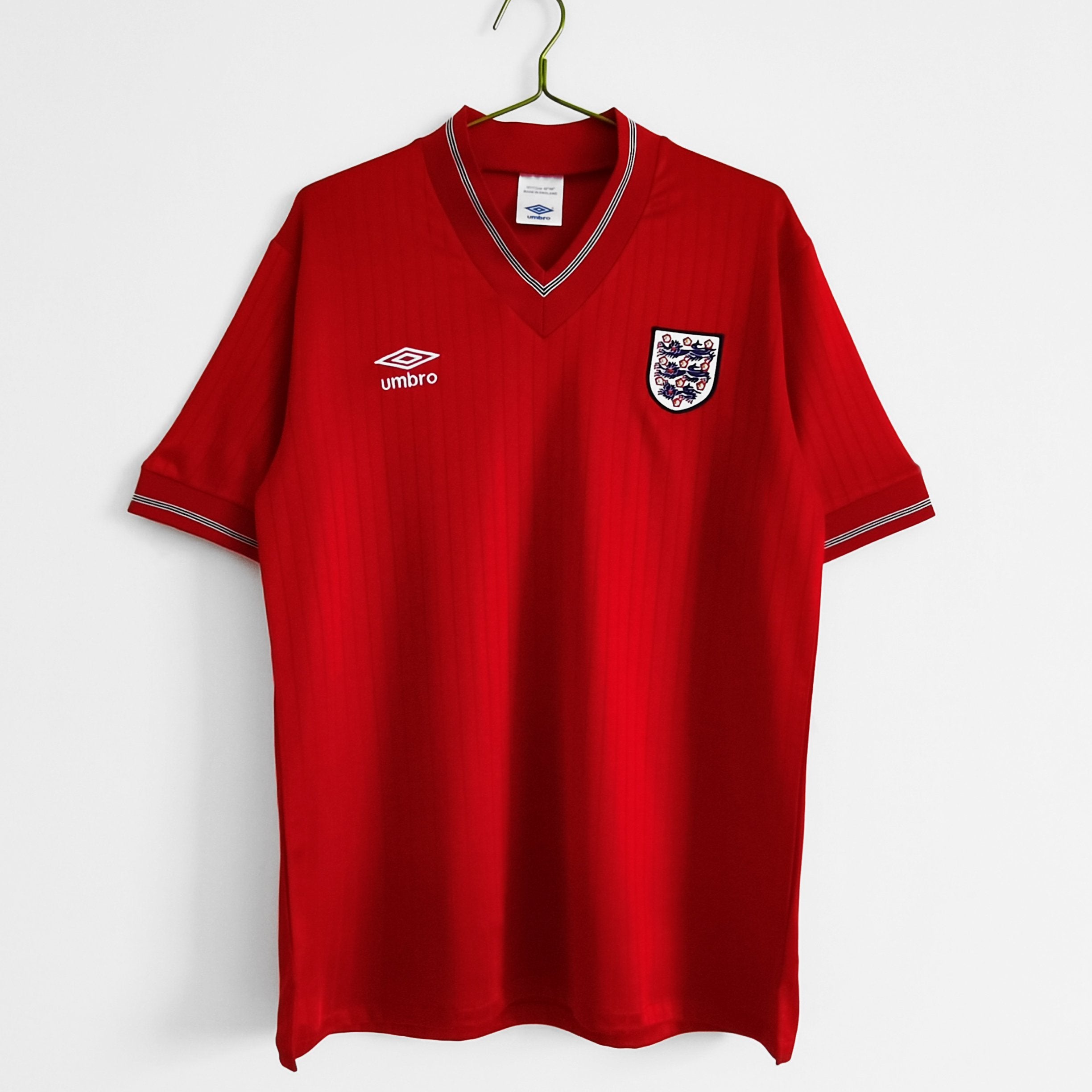 1984/87 England home kit red