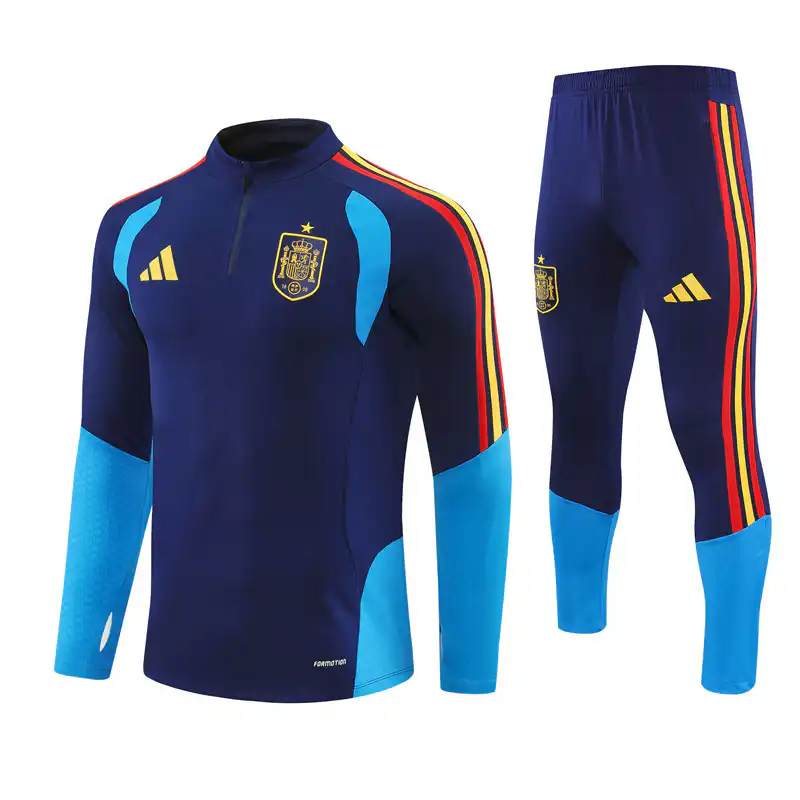 Spain 1/4 Zipper Sweat Kit(Top+Pants) Blue 2026