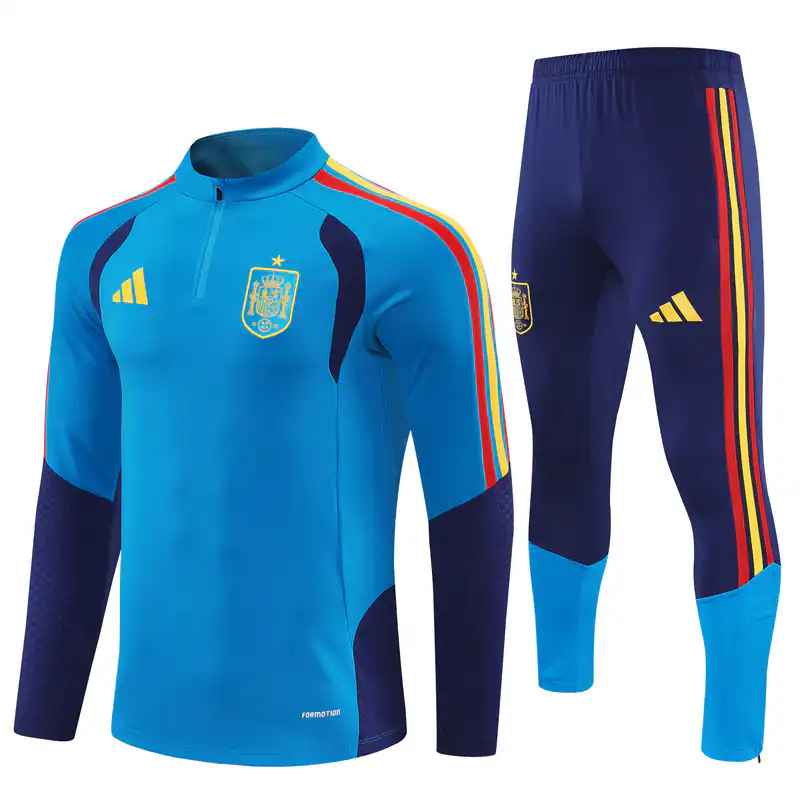 Spain 1/4 Zipper Sweat Kit(Top+Pants) Lake blue 2026