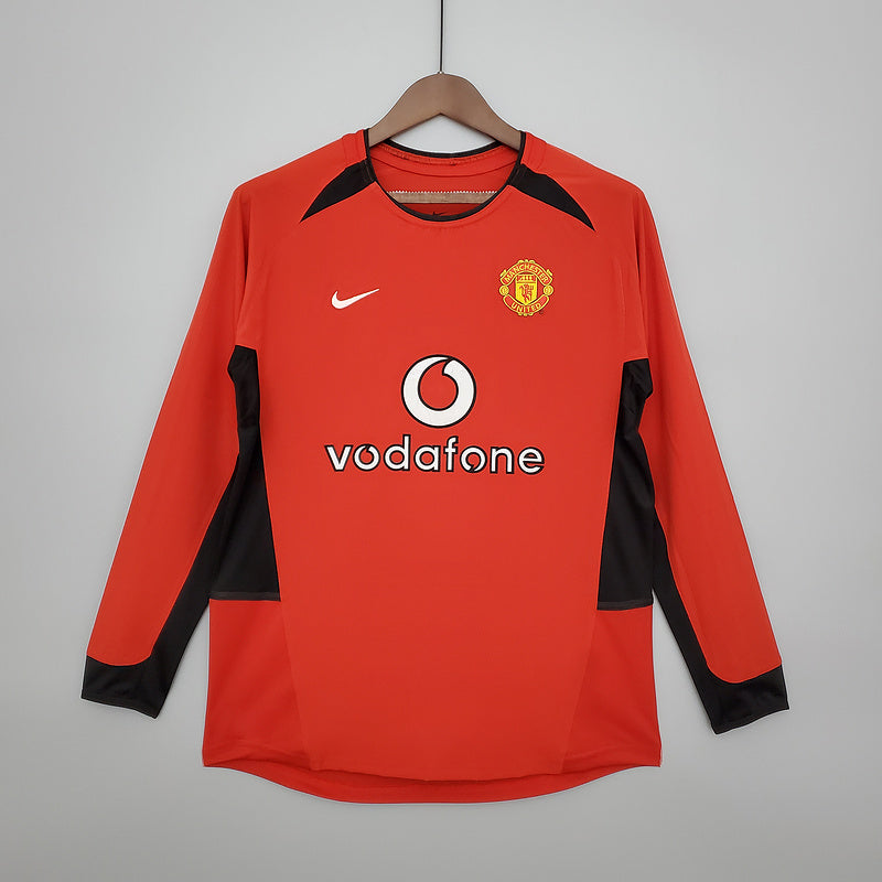 2002-2004 Man United Home long sleeve retro shirt