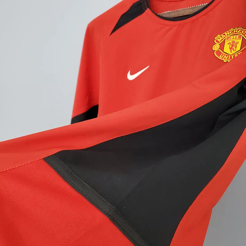 2002-2004 Man United Home long sleeve retro shirt - 图片 9