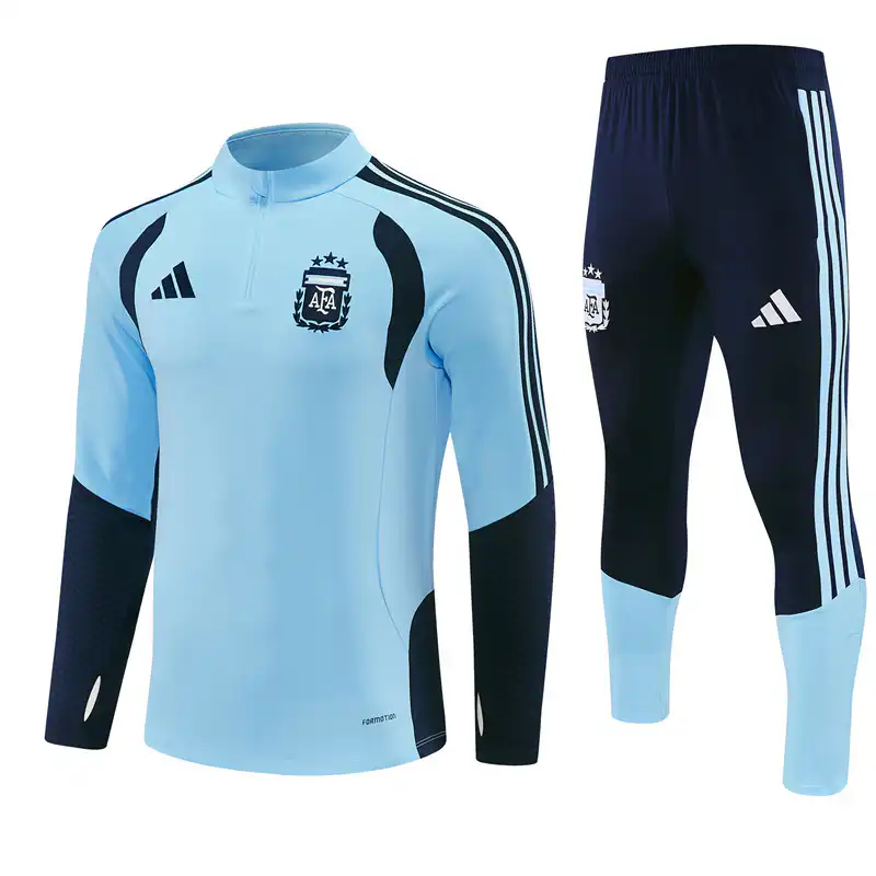 Argentina 1/4 Zipper Sweat Kit(Top+Pants) Light blue 2026