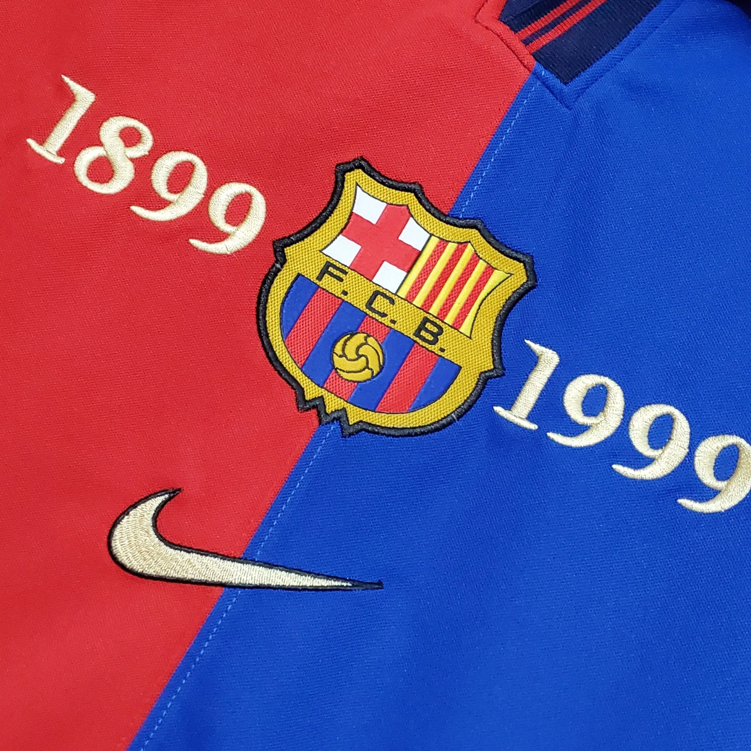 Barcelona 100th Anniversary retro kit - 图片 5