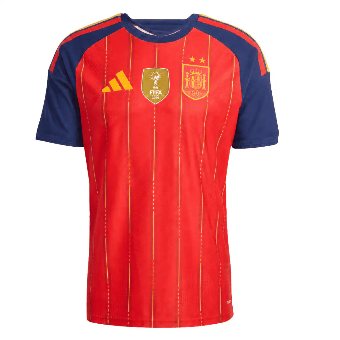 Spain 2026 World Cup Winners 2 Star Home Match Jersey – Player Version