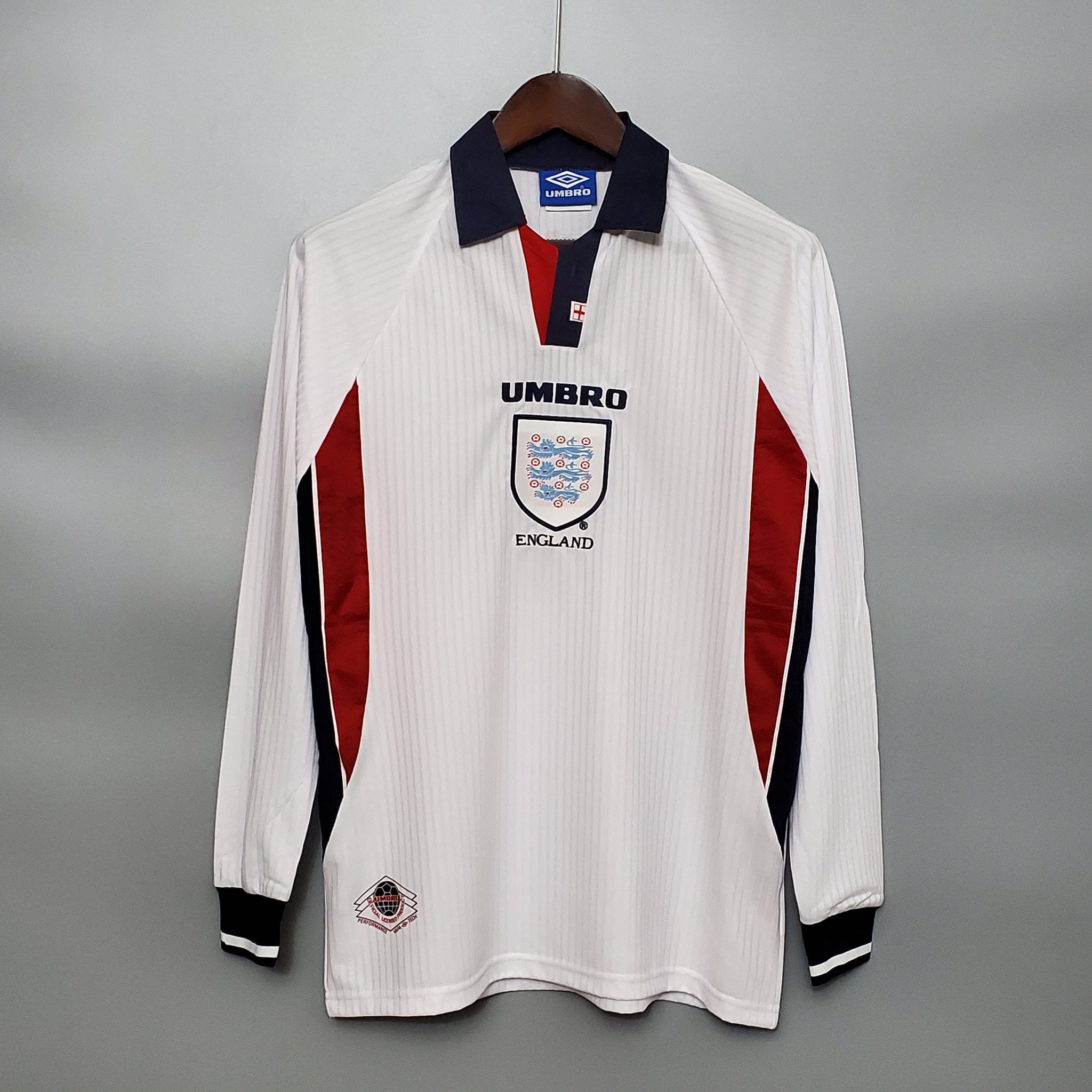 1998 England Home retro kit – Long Sleeve