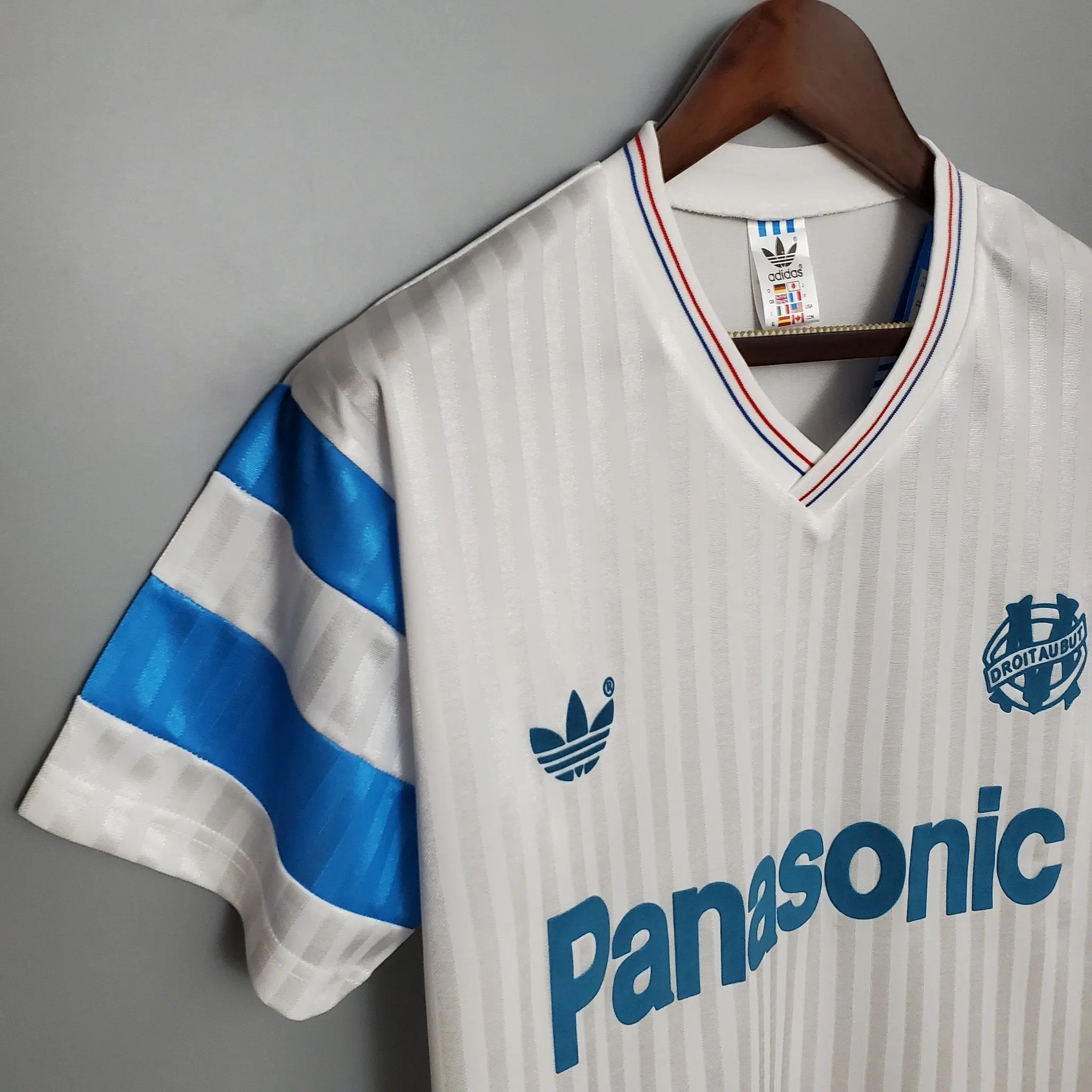 1990 Marseille Home retro kit - 图片 5
