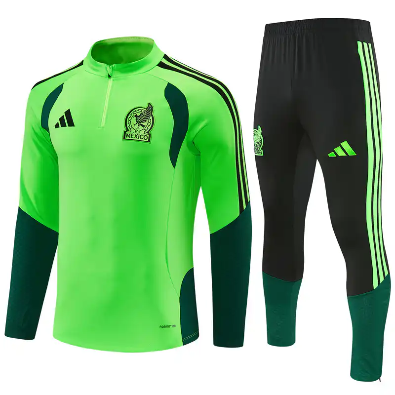 Mexico 1/4 Zipper Sweat Kit(Top+Pants) Green 2026
