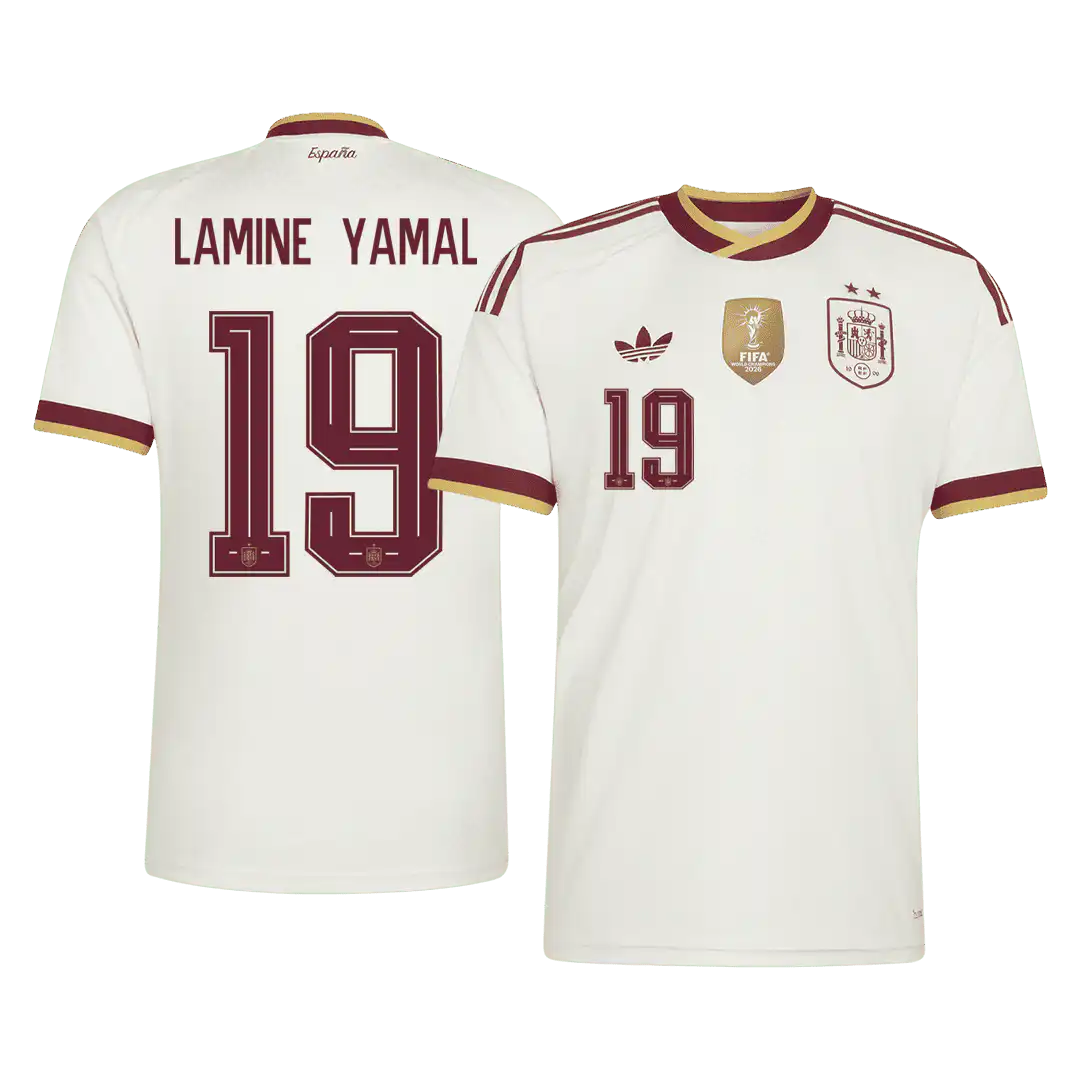 LAMINE YAMAL #19 Spain Away 2 Star Jersey World Cup 2026
