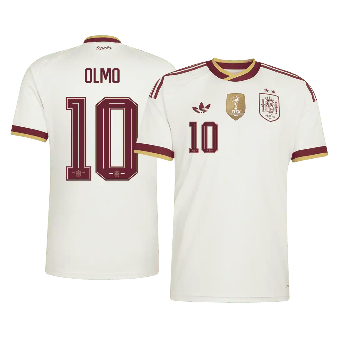 OLMO #10 Spain Away 2 Star Jersey World Cup 2026