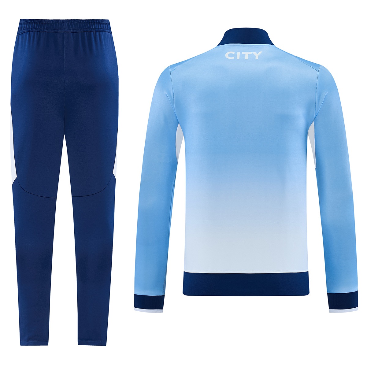 Manchester City Training Tracksuit Kit(Jacket+Pants) Blue 2026/27 - 图片 2
