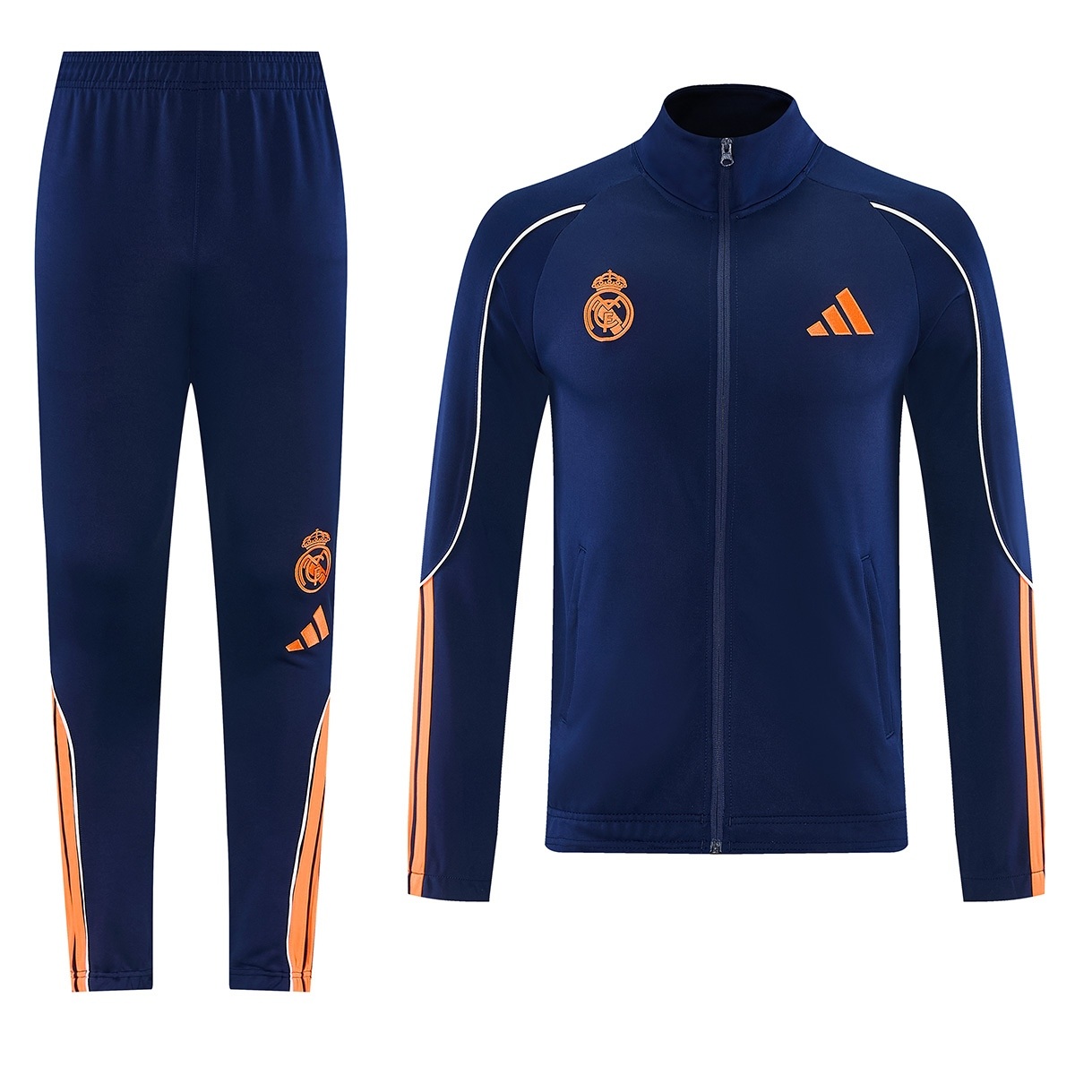 Real Madrid Training Tracksuit Kit(Jacket+Pants) Navy 2026/27
