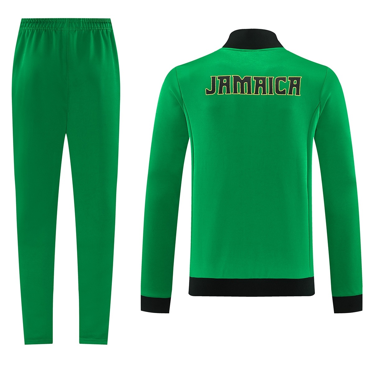 Jamaica Training Tracksuit Kit(Jacket+Pants) Green 2026/27 - 图片 2