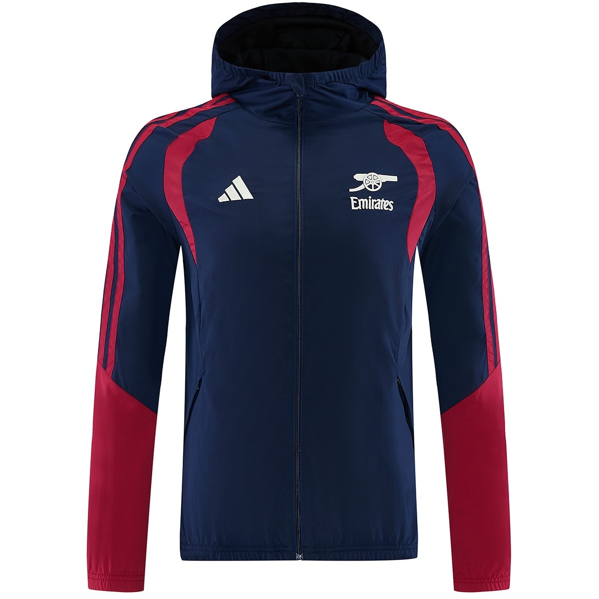 Arsenal Windbreaker Tracksuit Kit(Hoodie+Pants) Navy 2026/27 - 图片 3